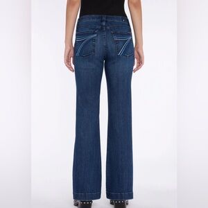 NWT  7 For All Mankind Extra Long  36" Inseam SOHO DARK